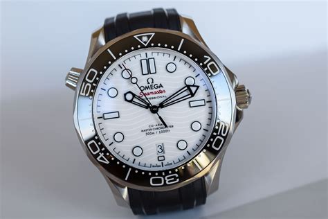 omega white face seamaster|omega seamaster 300m white face.